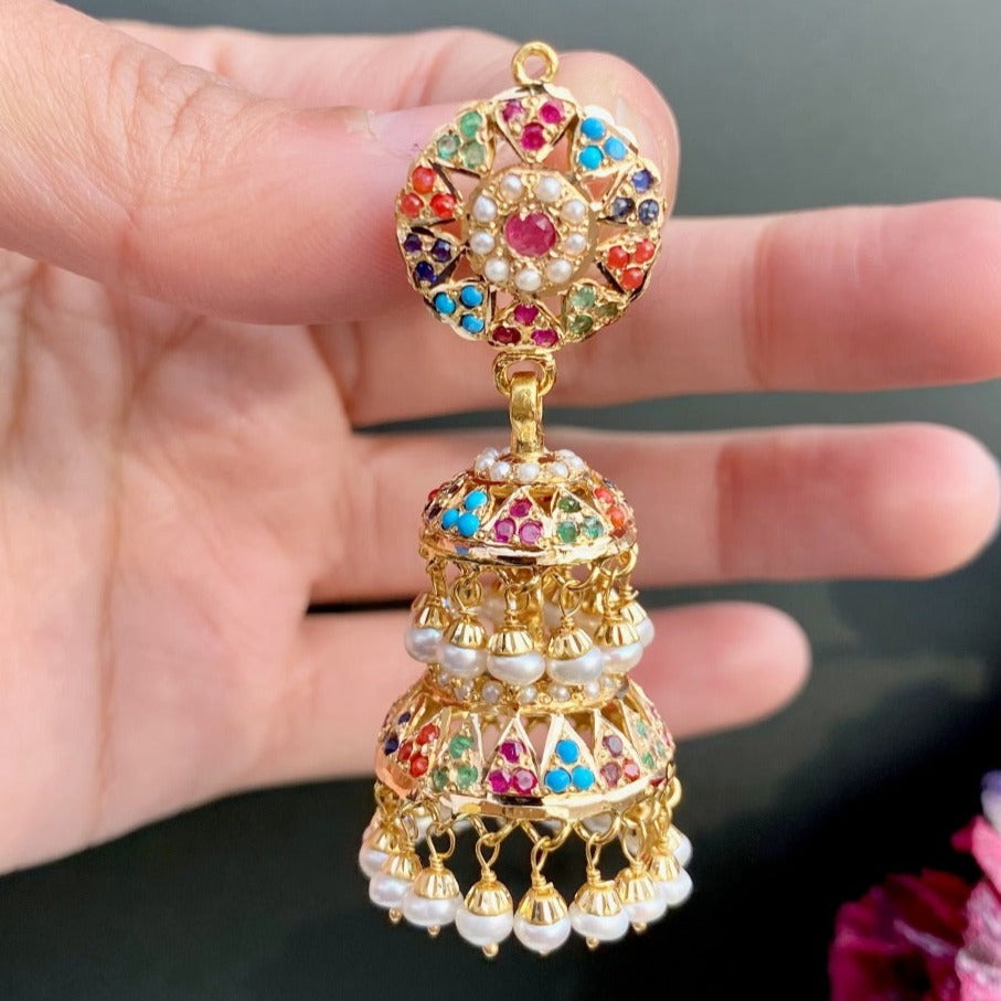 latest gold jhumka designs