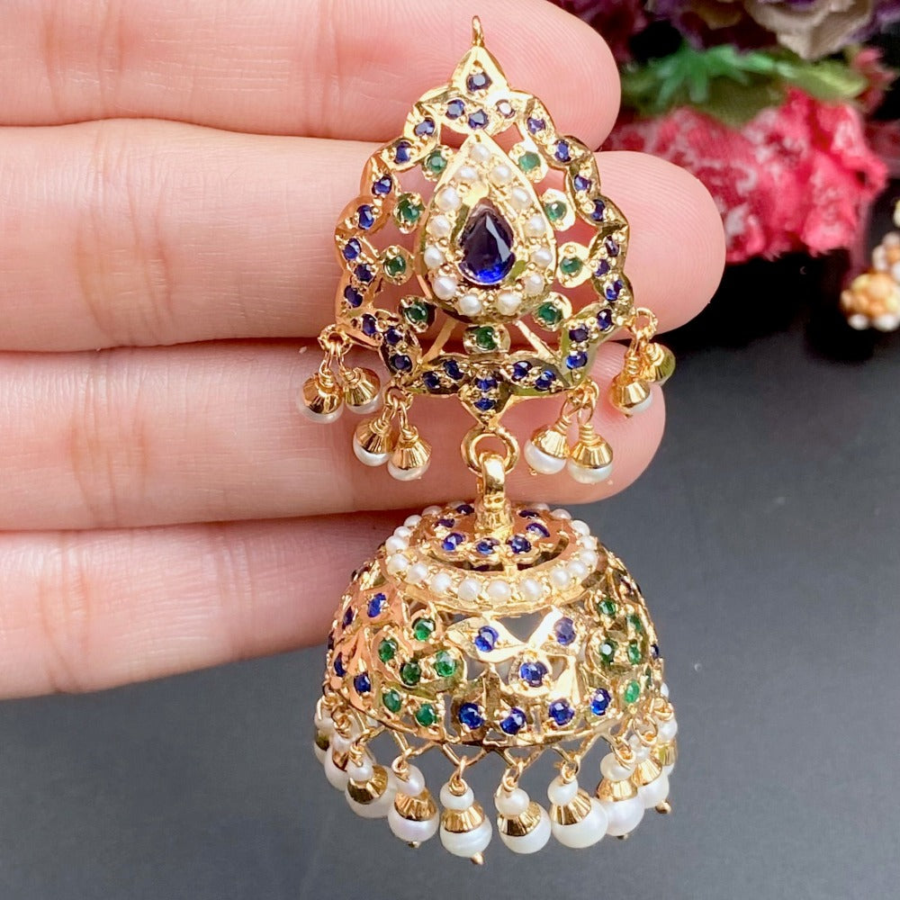 kundan jhumka