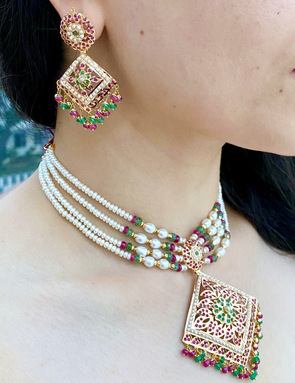 traditional indian jadau jewelry in uae