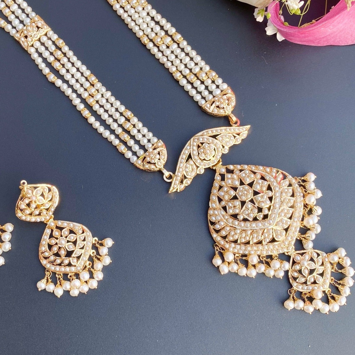 pearl rani haar set tanishq