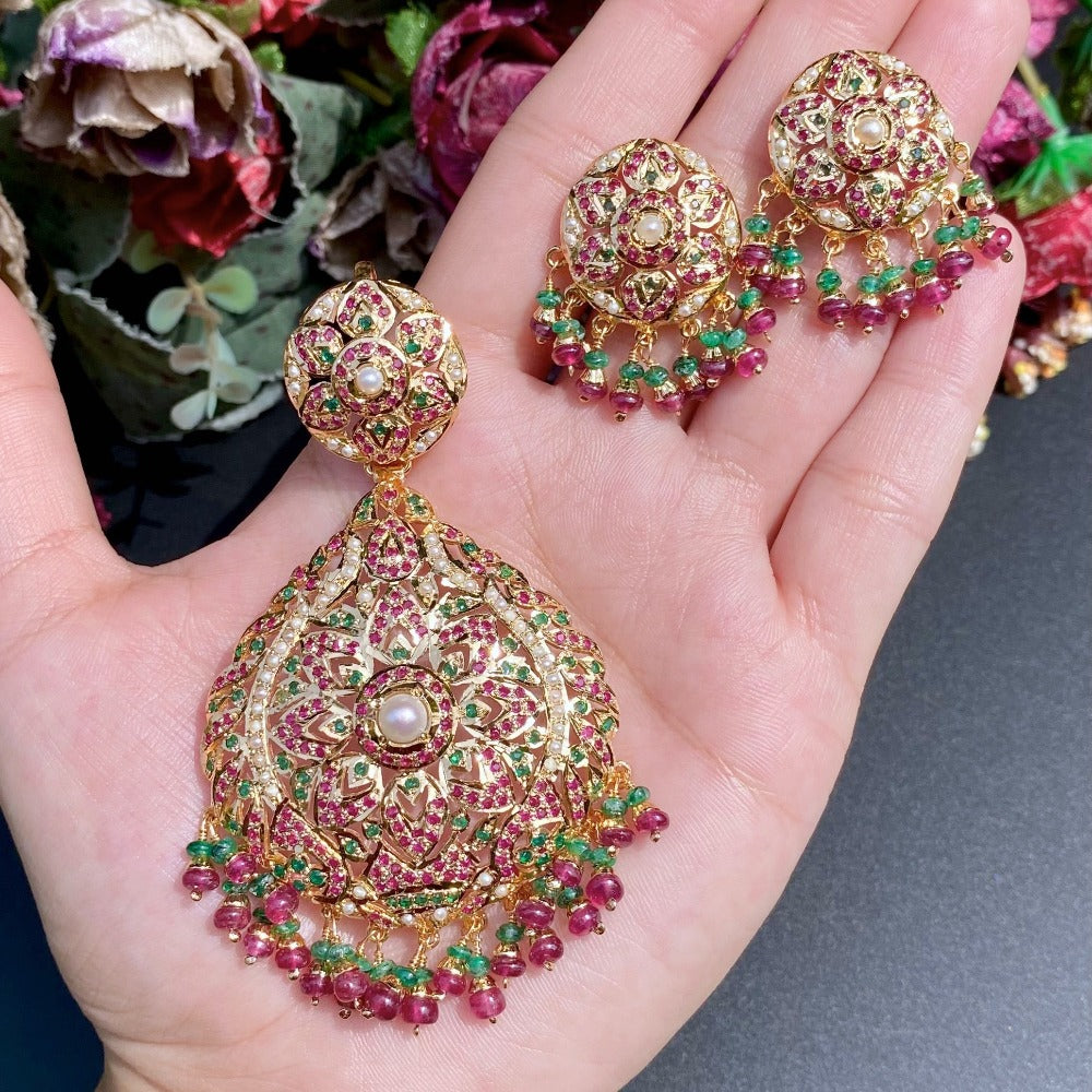 rajasthani pendant set