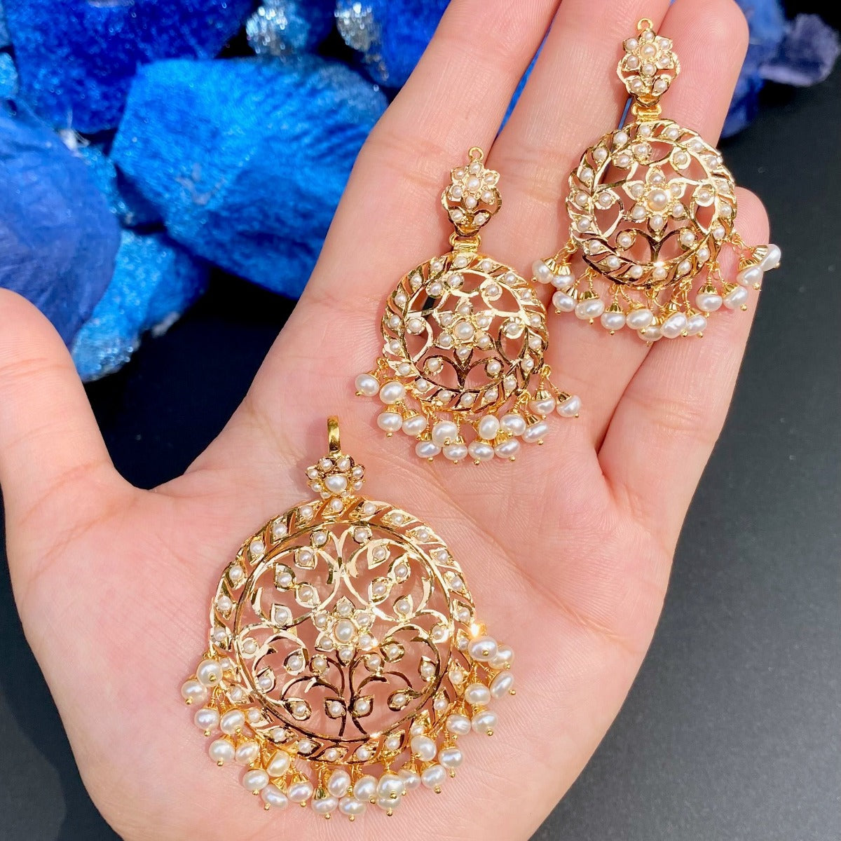 hyderabadi pendant set