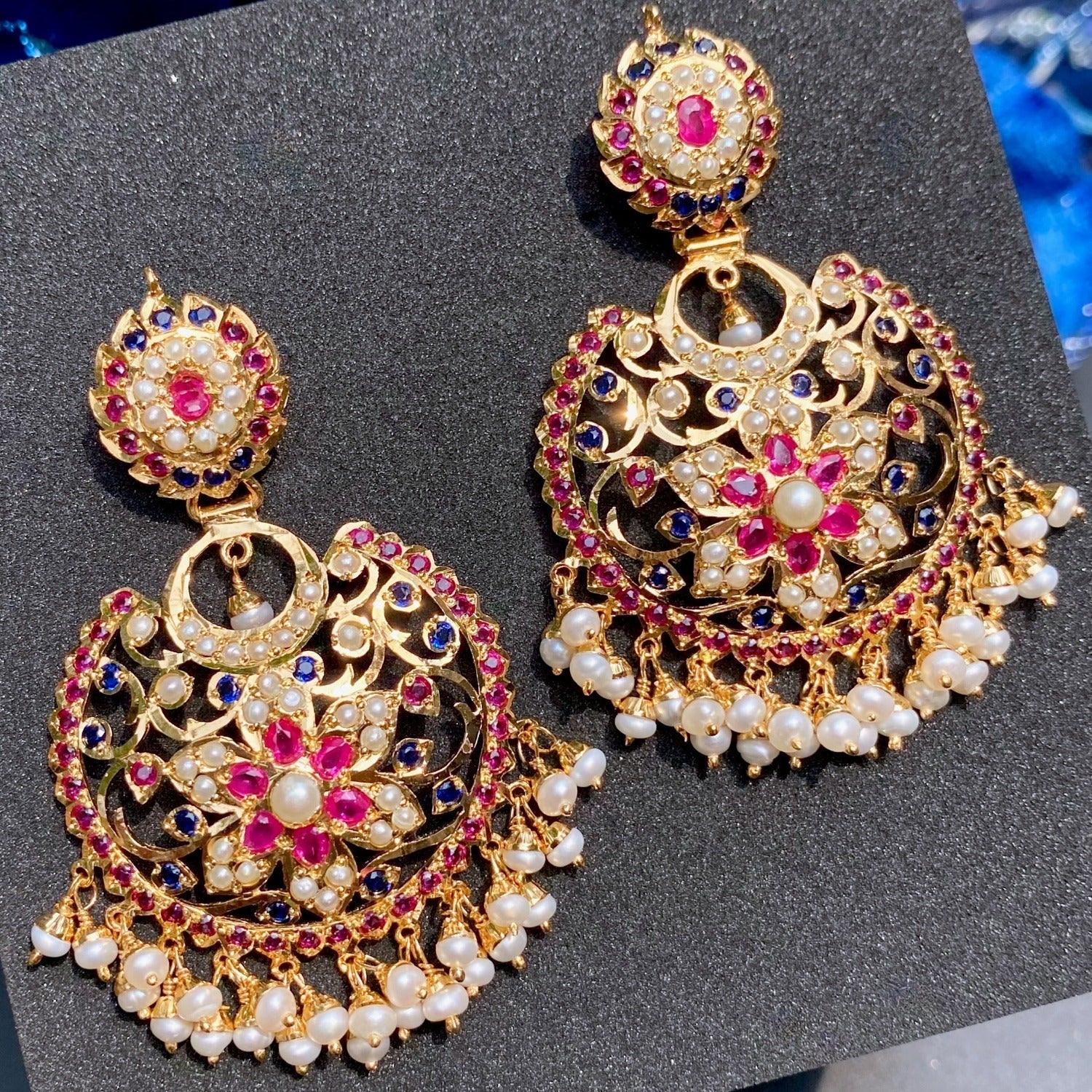 statement chandbali earrings