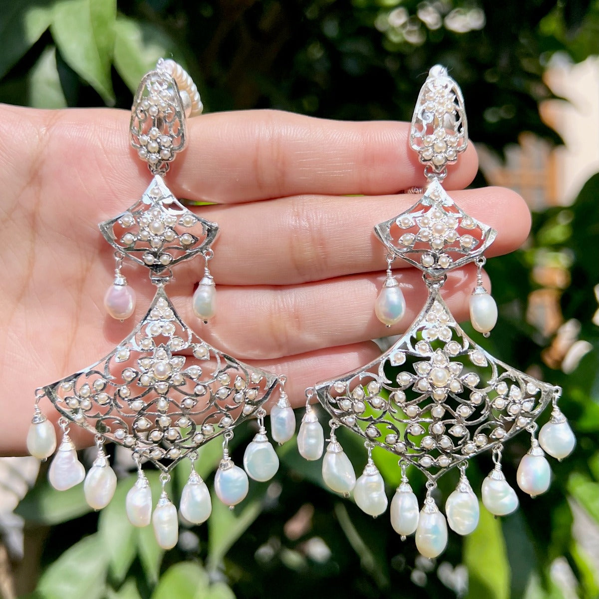 indo western earrings for party wear