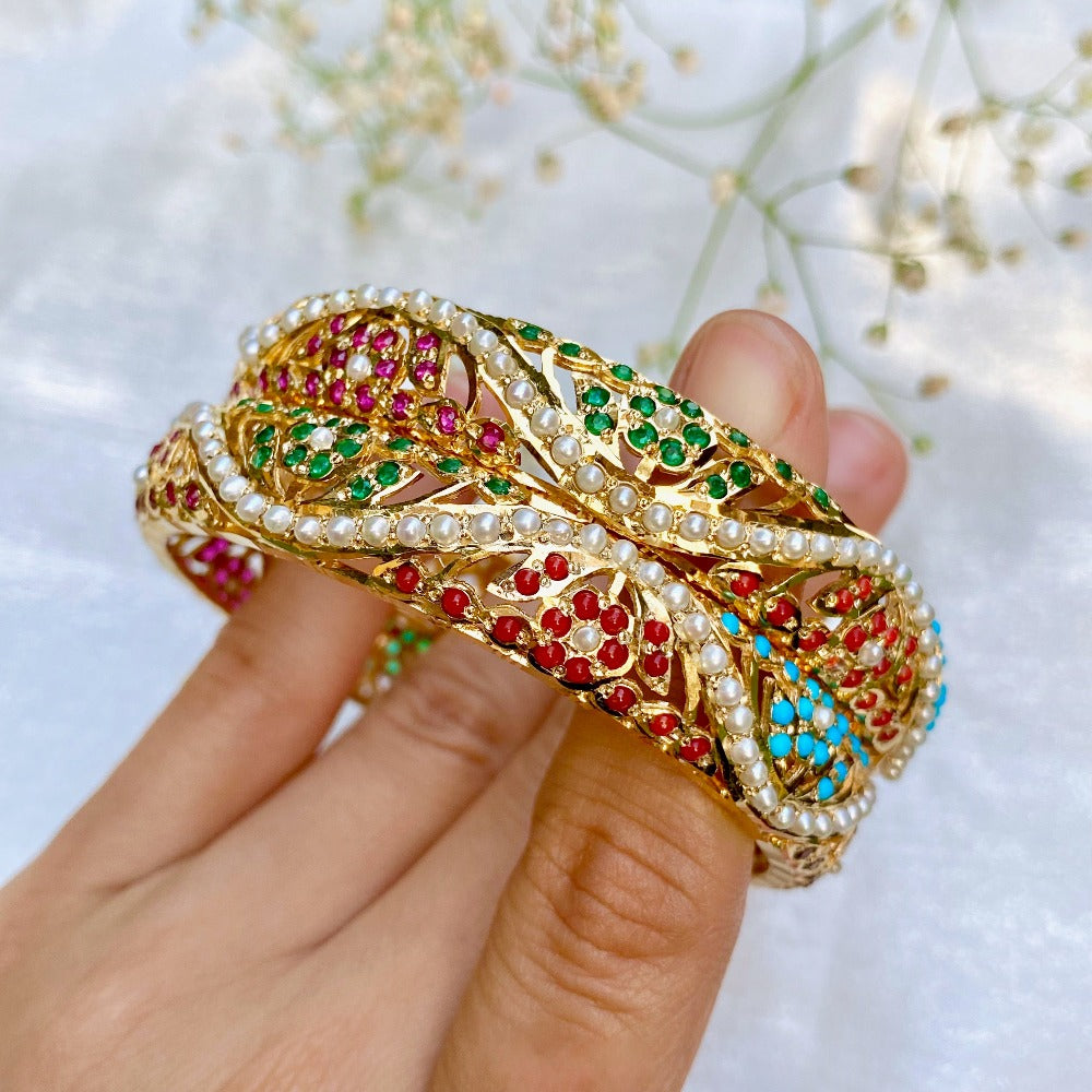 pair of navratna bangles