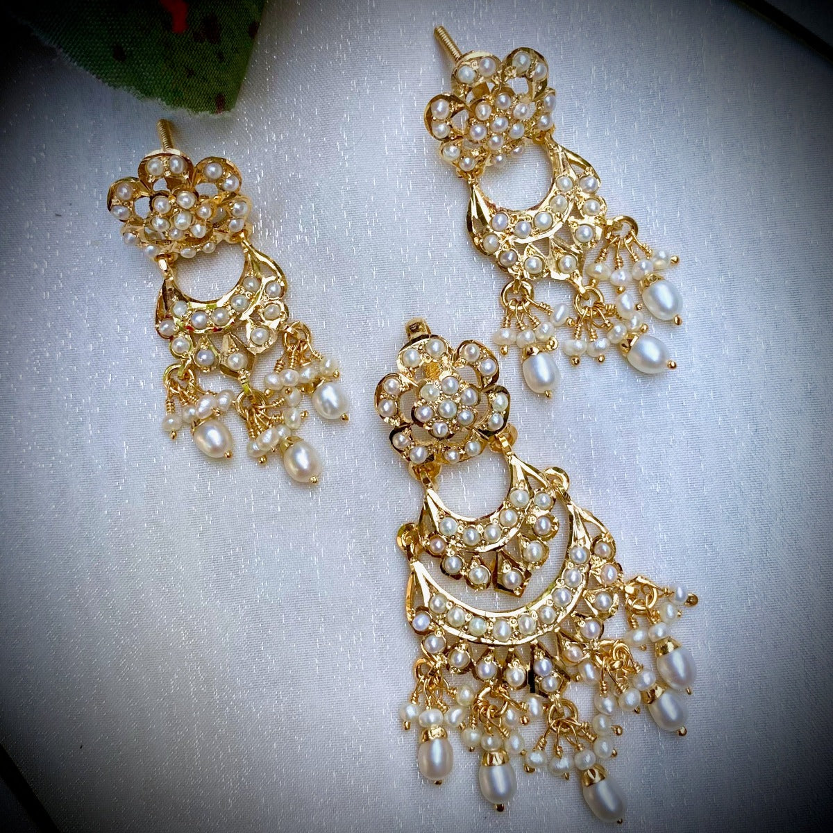 hyderabadi pearl pendant set