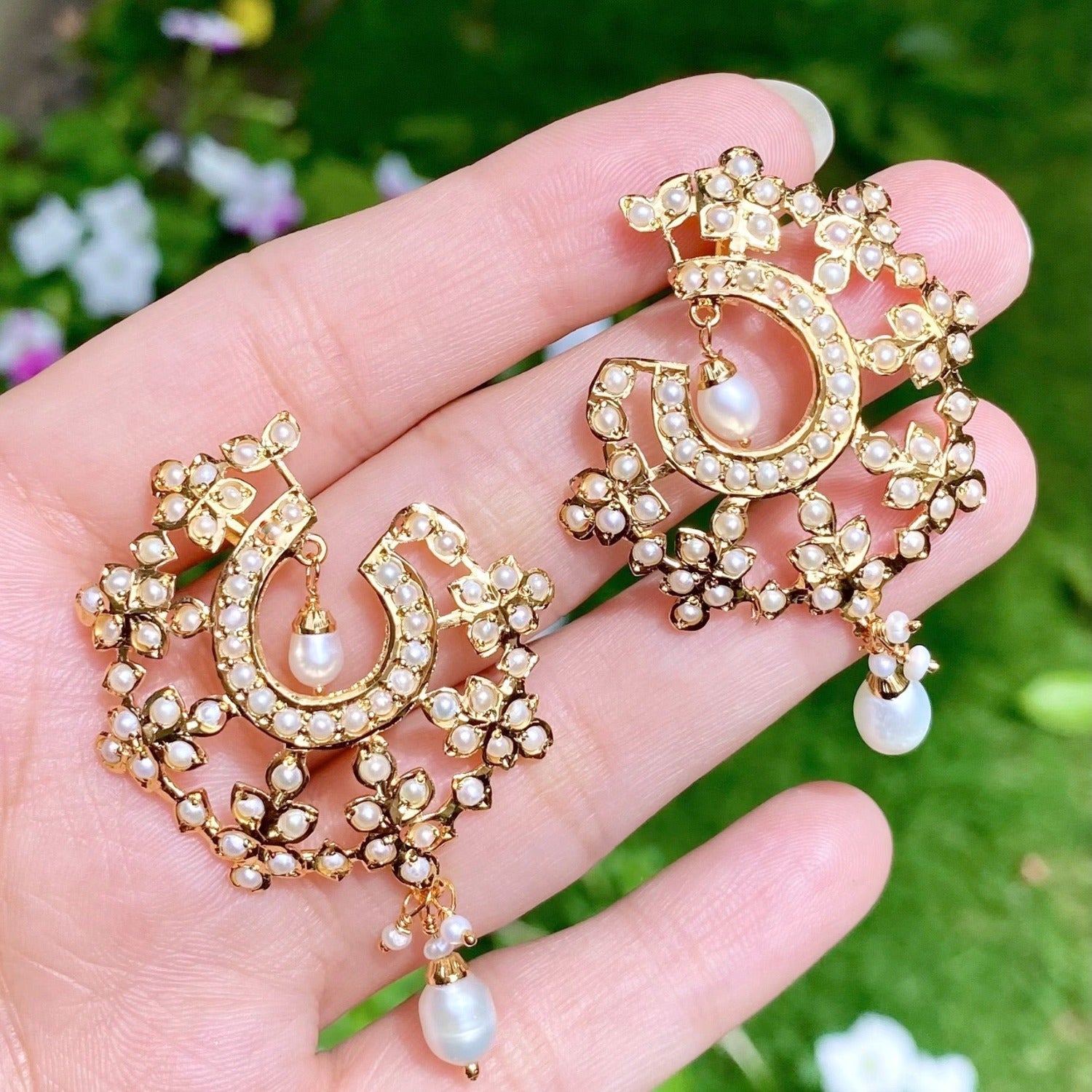 pearl earrings for women