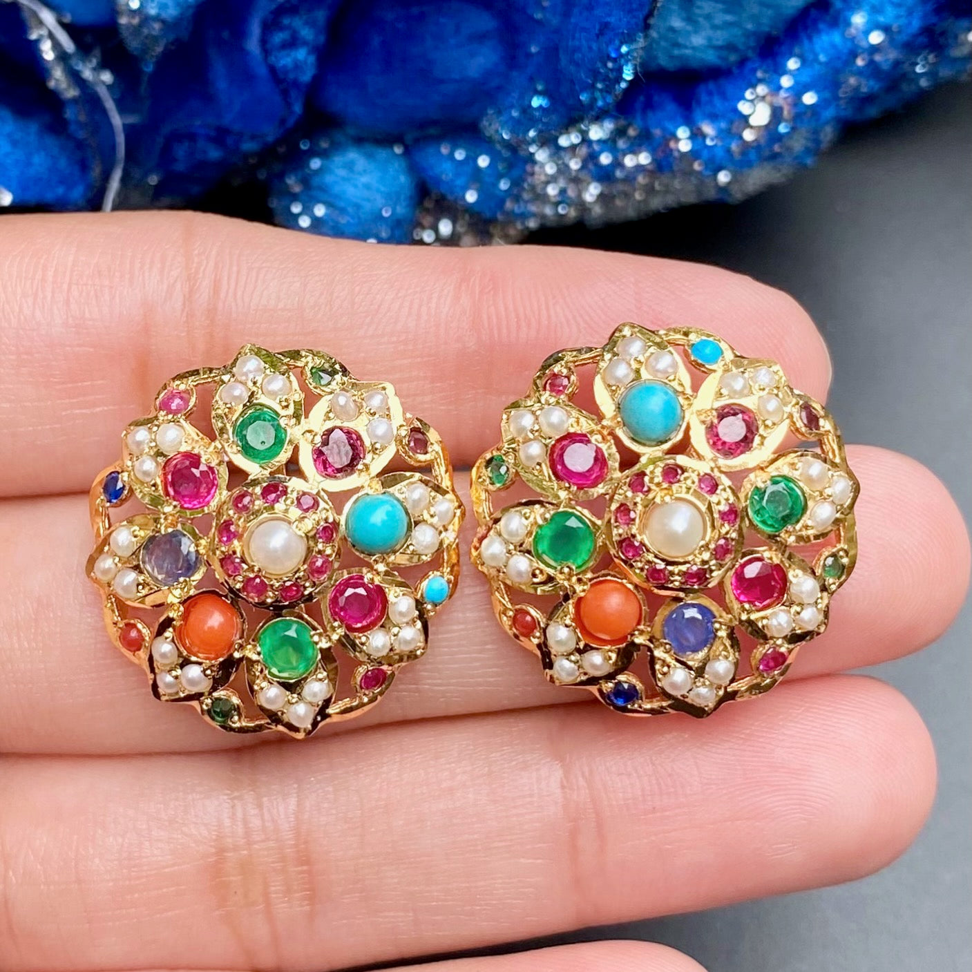 NAVRATAN EARRINGS