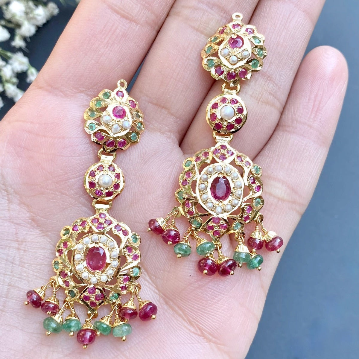 grt jadau earrings