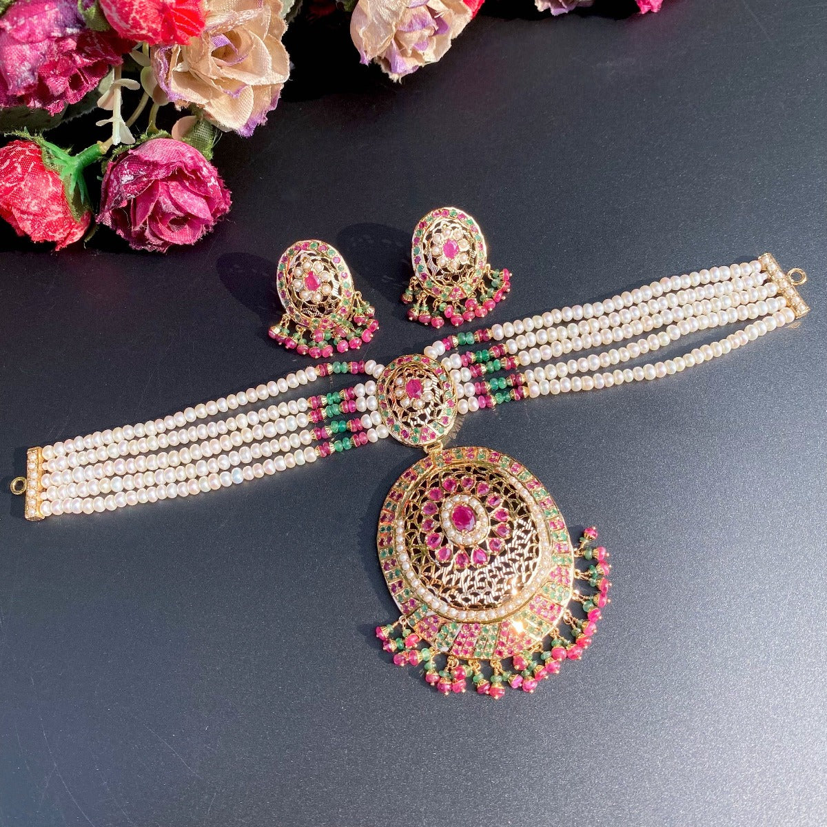 indian jadau jewellery in abu dhabi