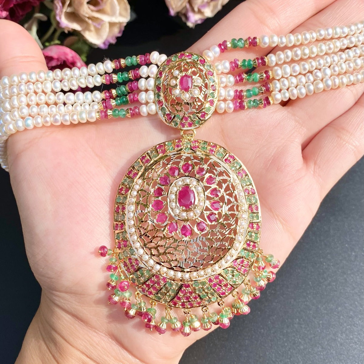 indian jadau jewellery in abu dhabi