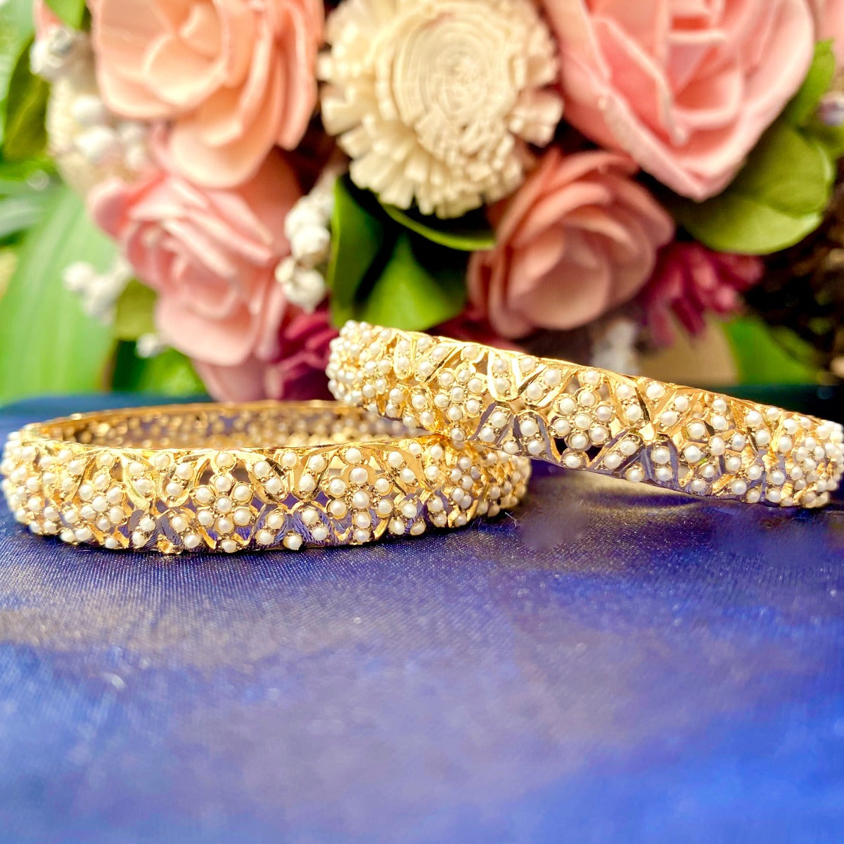 traditional indian/pakistani pearl bangles