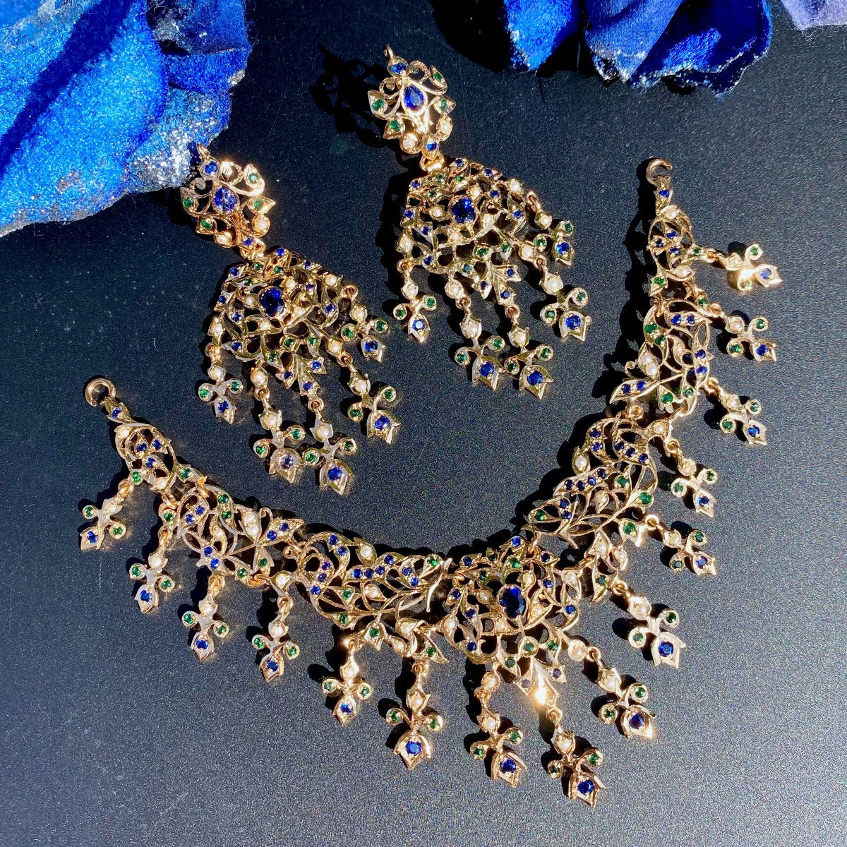 antique pakistani jewelry set