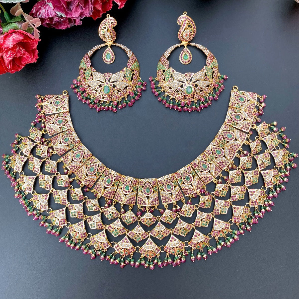 bengali jadau jewelry gold