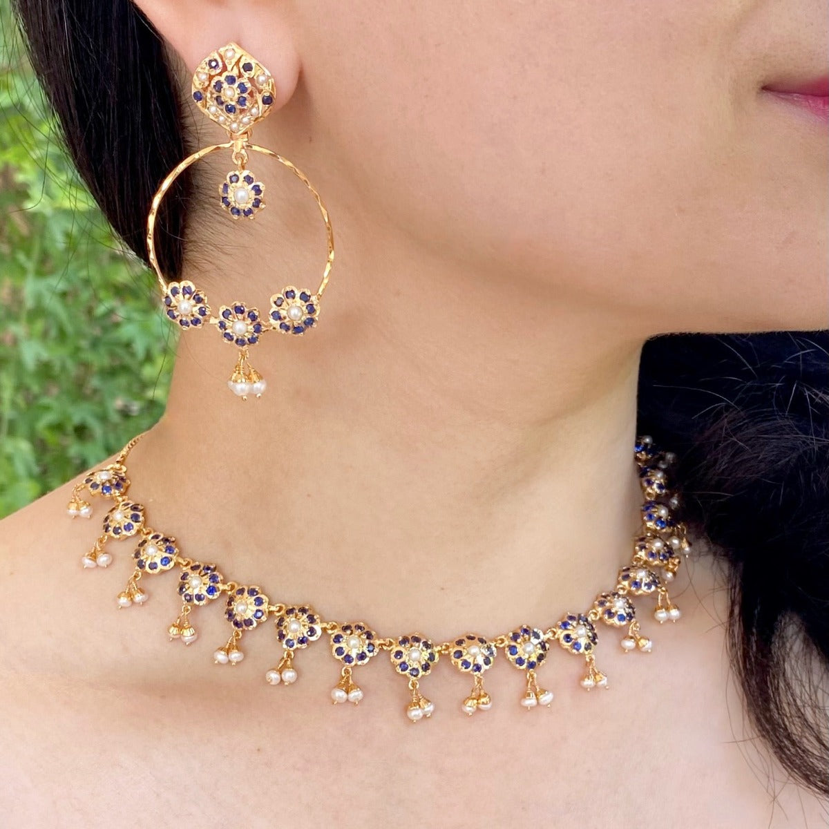 simple jadau set gold plated usa