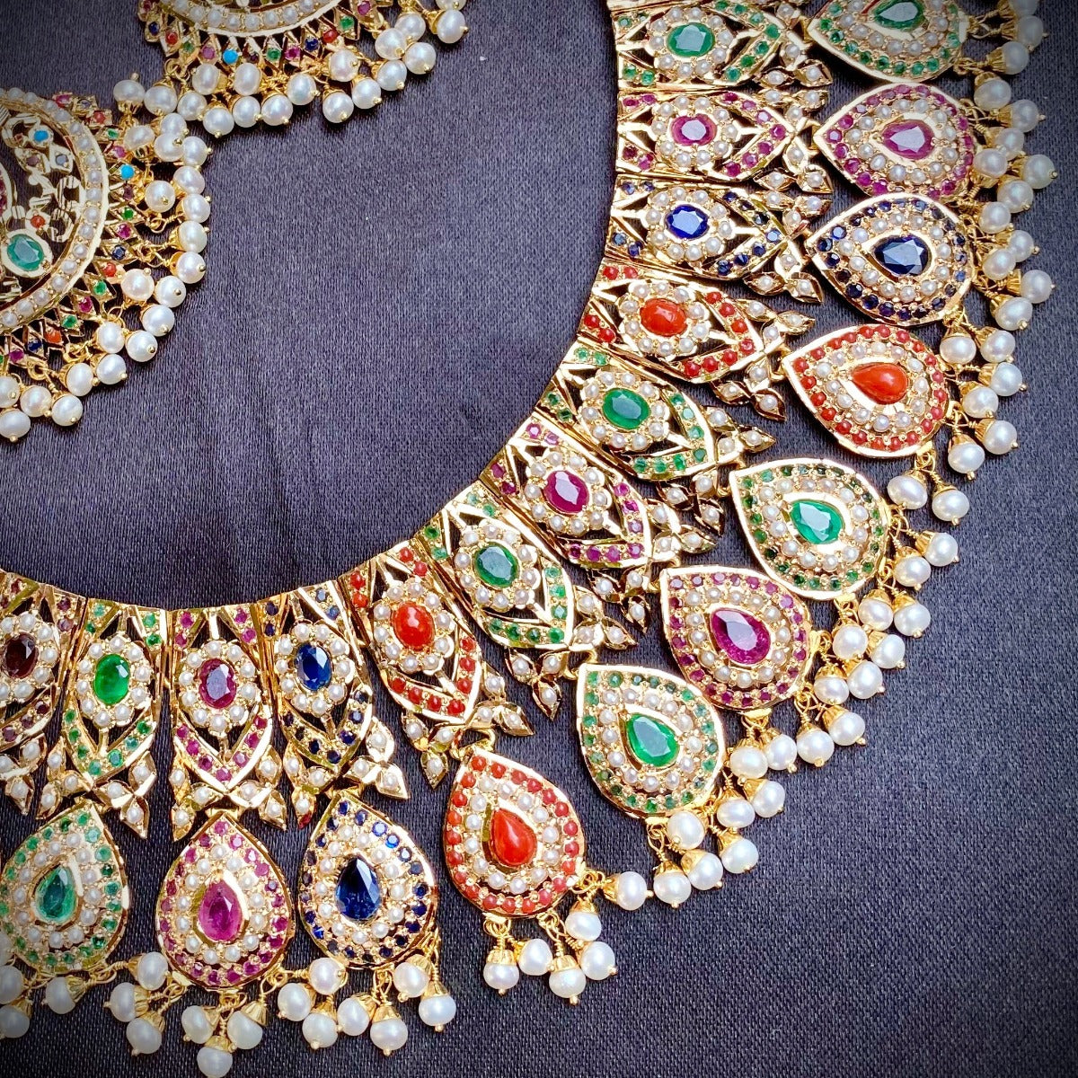 indian bridal wear rajasthani necklace set