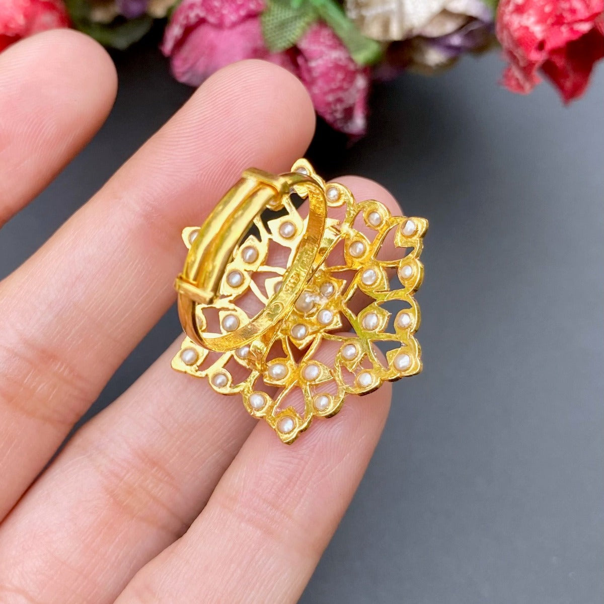 antique indian gold ring dubai