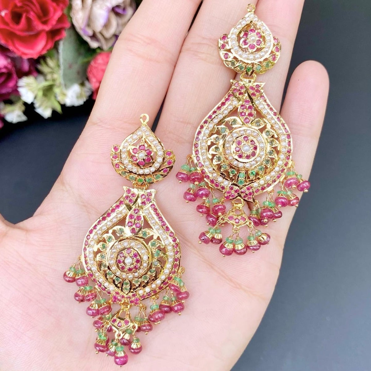 indian jewelry danglers