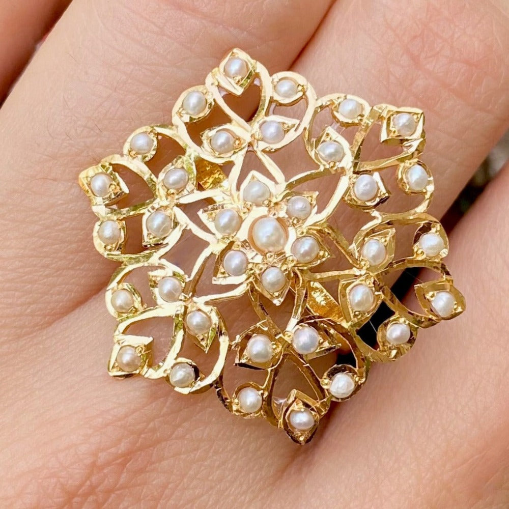 antique indian gold ring dubai