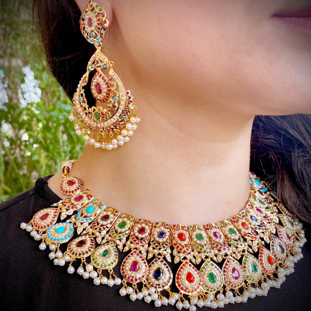 bridal indian necklace set