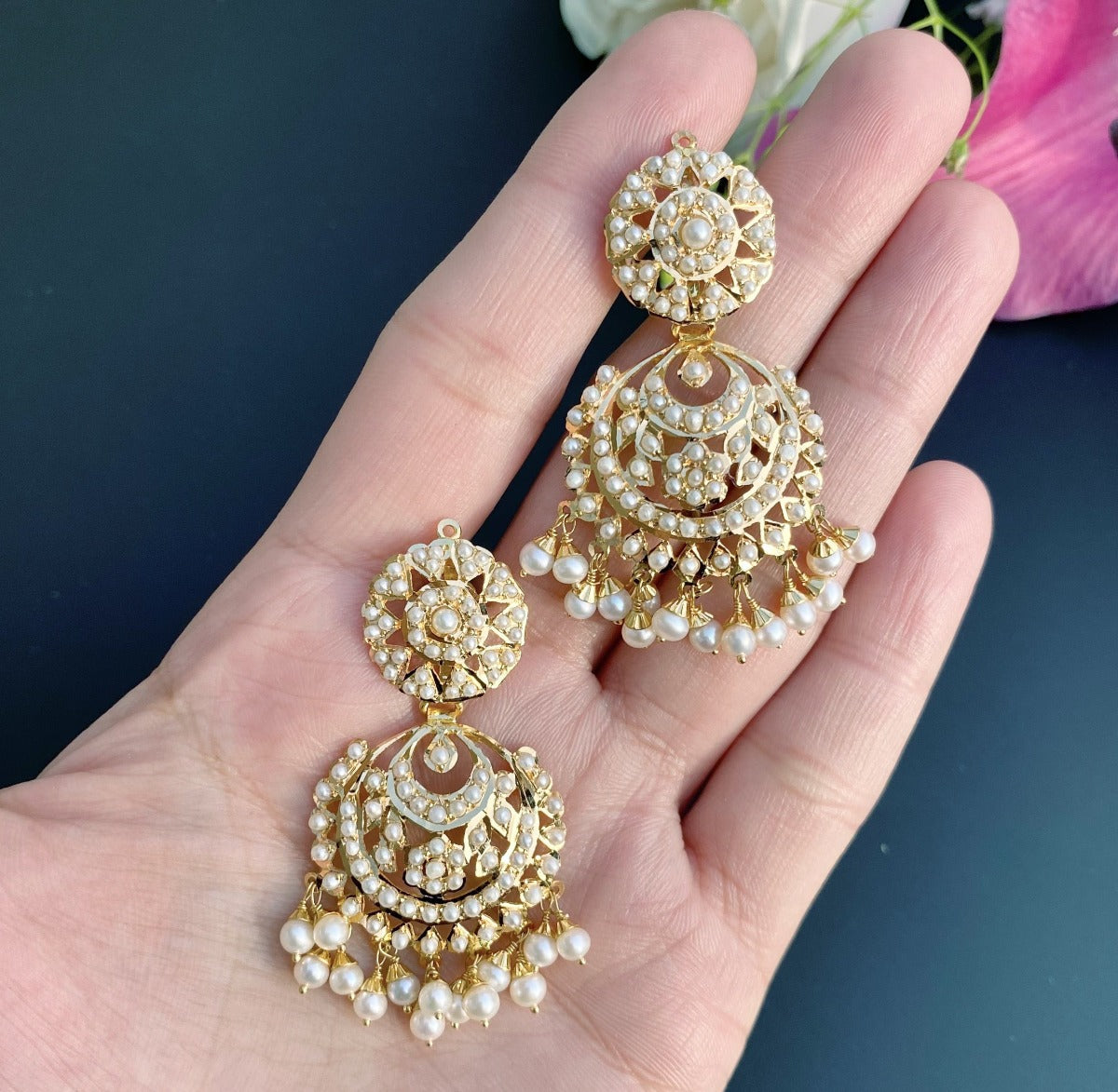 5 tola traditional indian hyderabadi pearl rani haar