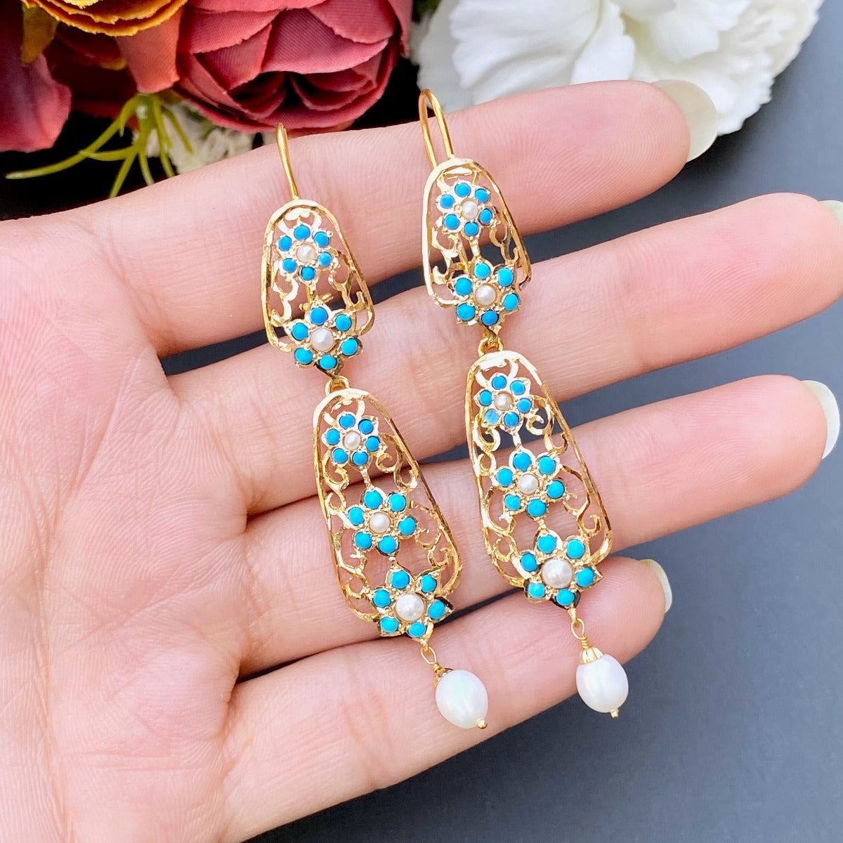 pakistani gold earrings dubai