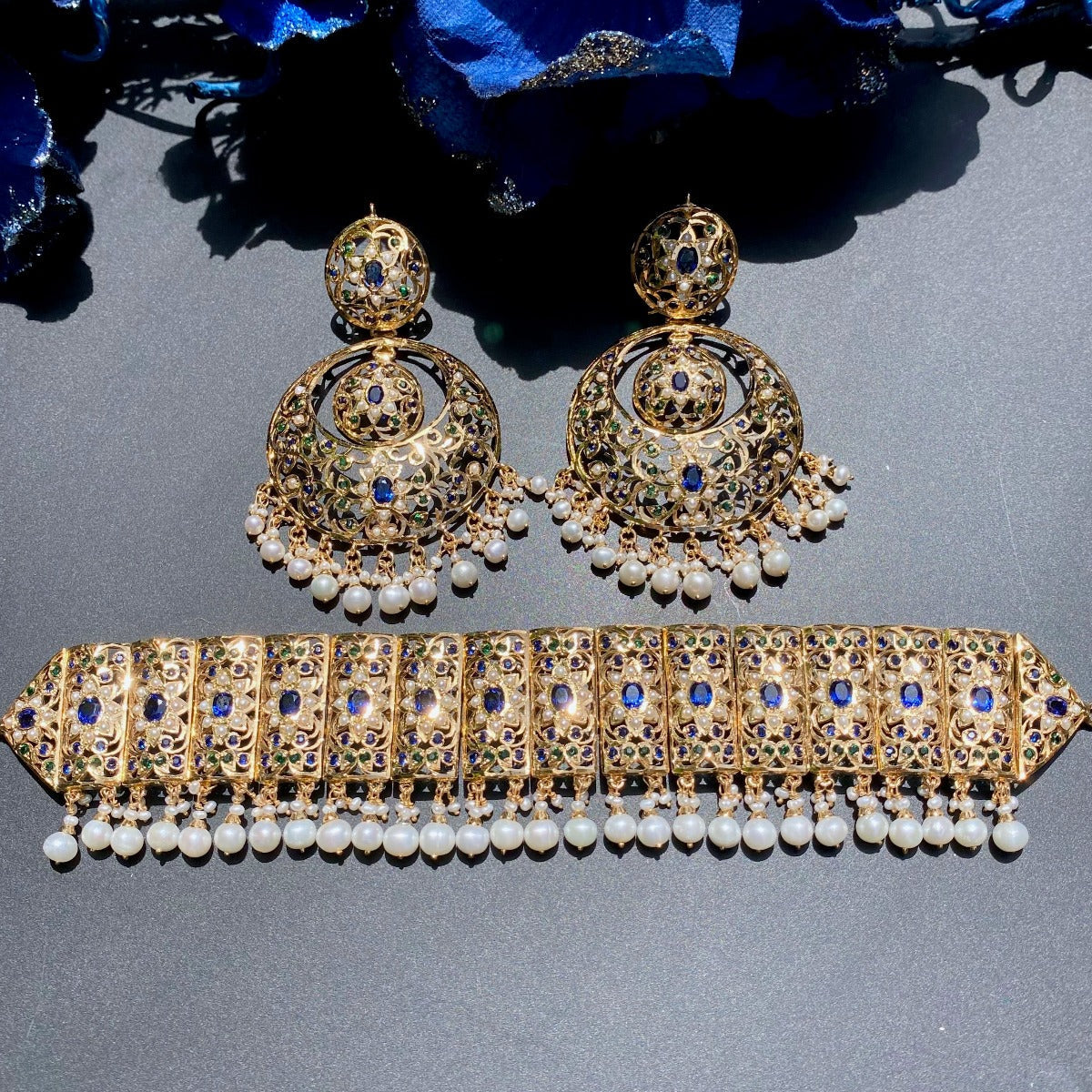 heavy bridal wear set indian on silver to wear with a lehenga