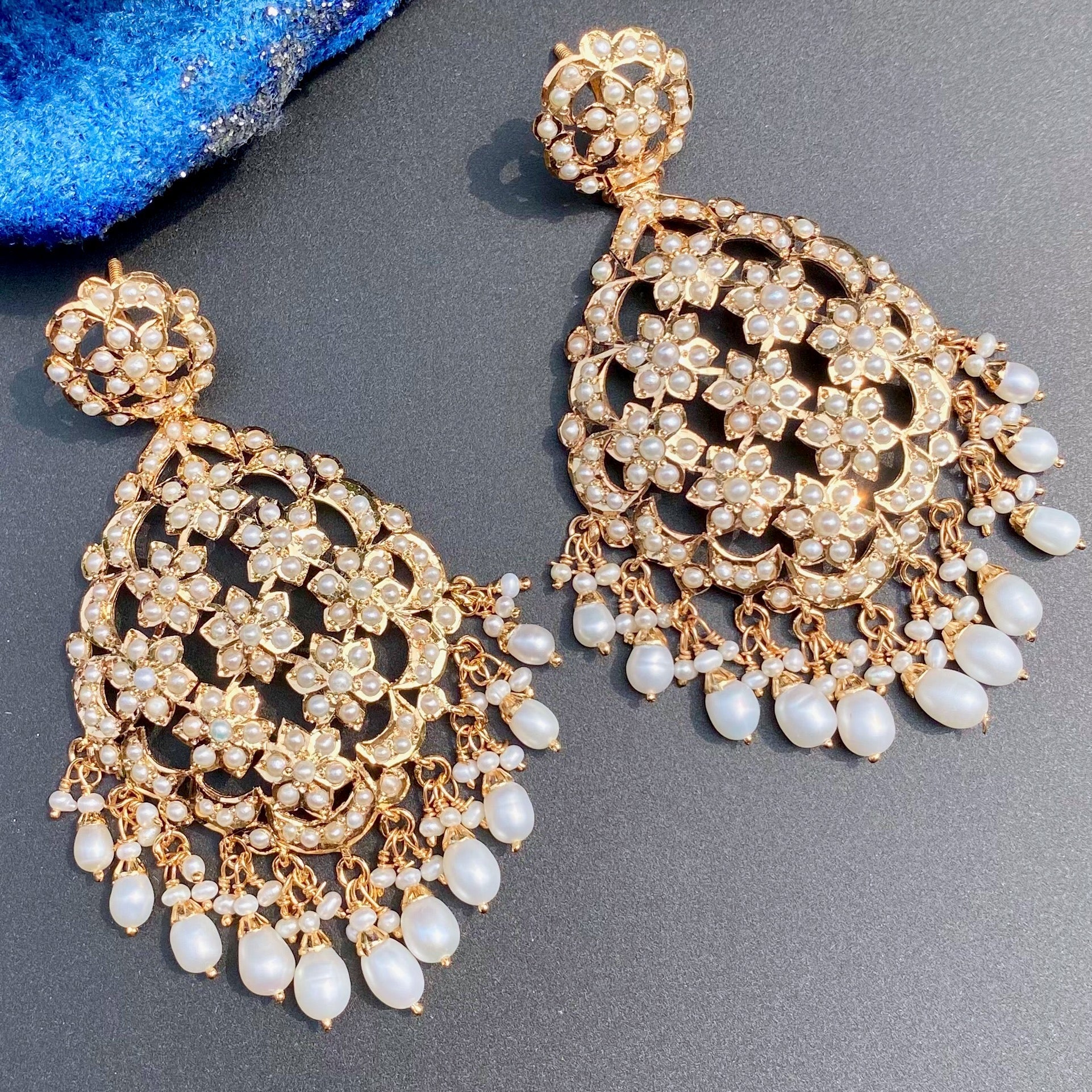 925 gold plated silver pakistani jewellery