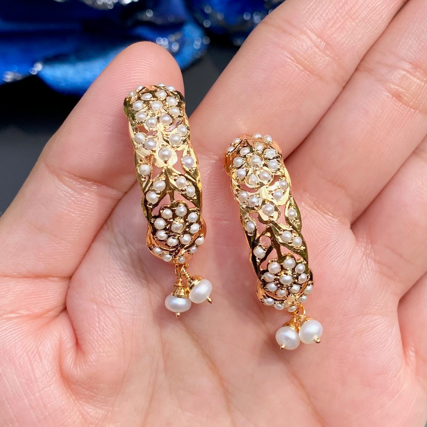 pearl studs pakistani design