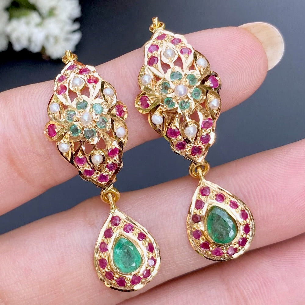 dubai gold earrings online