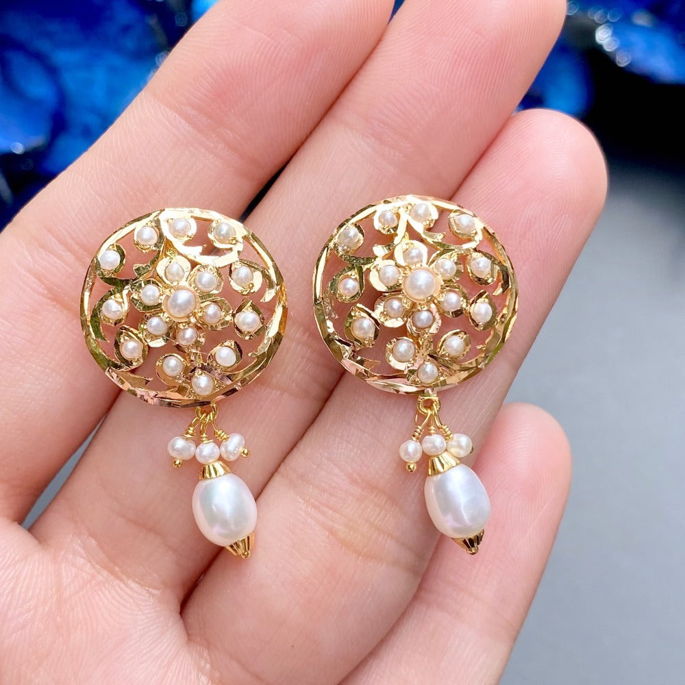 pearl locket set gold dubai