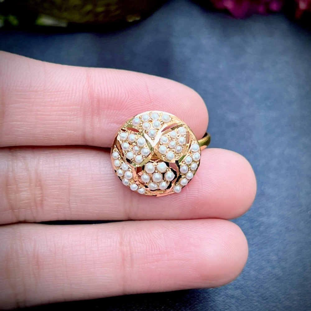 small gold ring indian